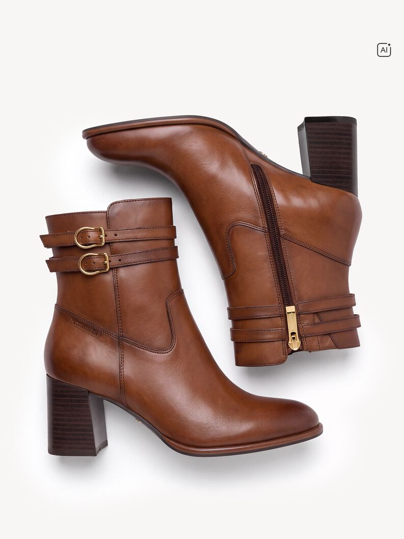 Bootie, cognac, hi-res