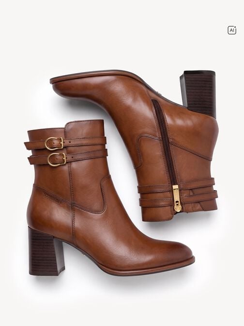 Bootie, cognac, hi-res