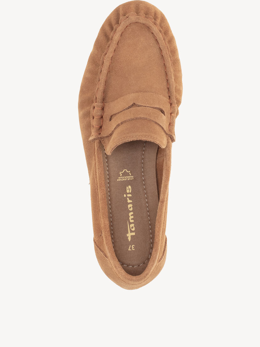 Leren Mocassin - bruin, cognac, hi-res