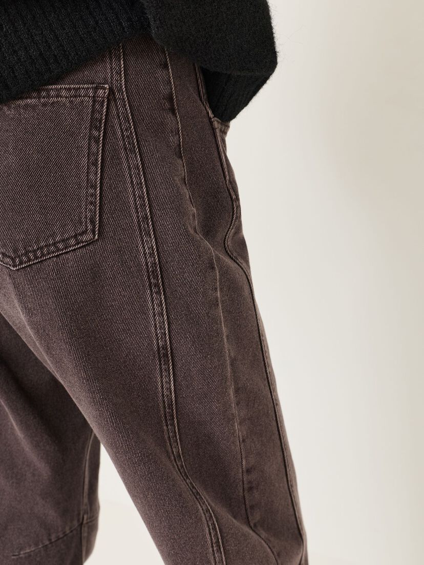 Jeans - bruin, Mid Brown, hi-res