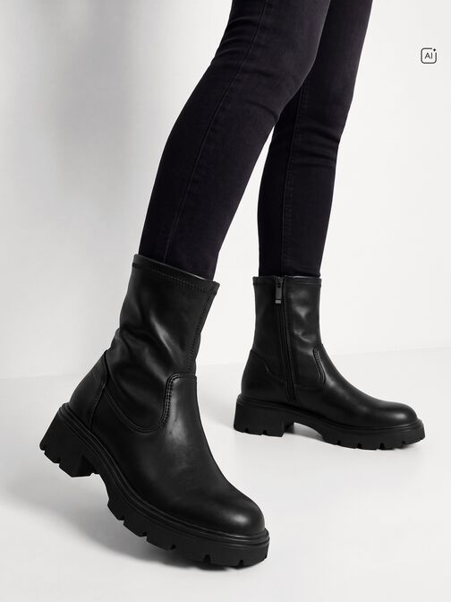 Bootie, BLACK, hi-res