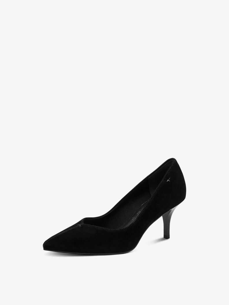 Leather Pumps - black, BLACK, hi-res