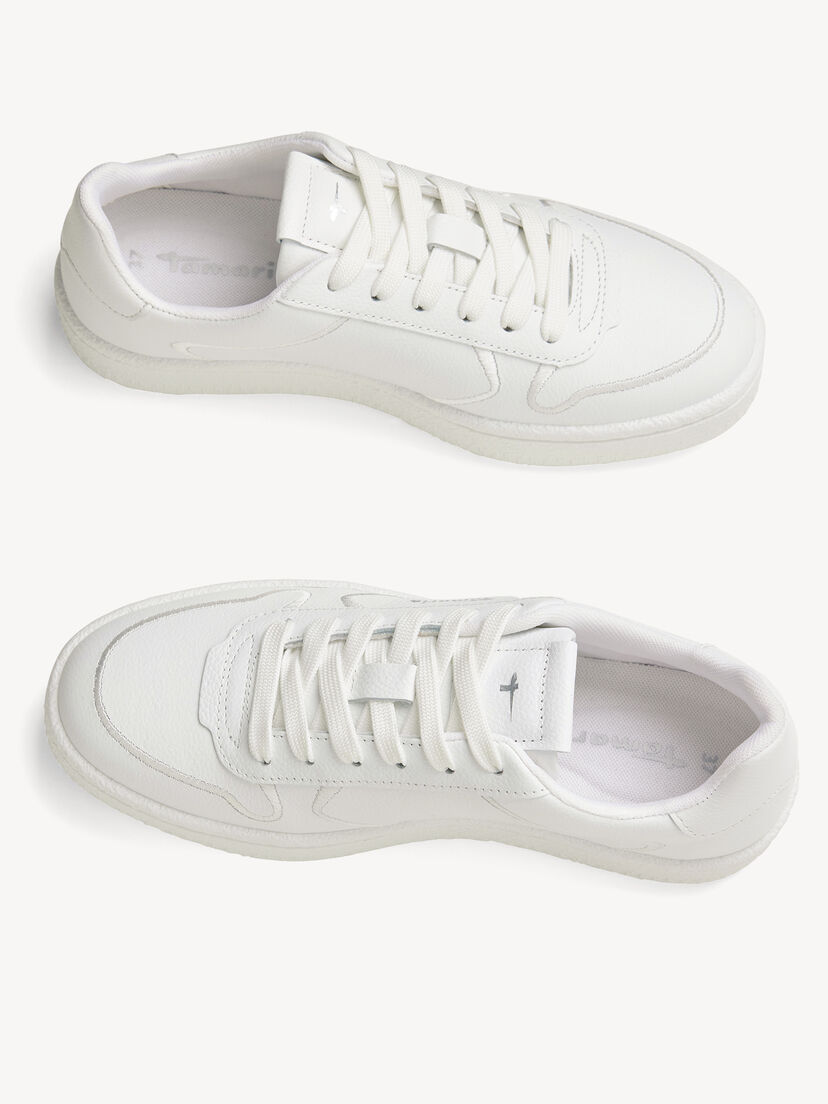 Sneaker, WHITE LEATHER, hi-res