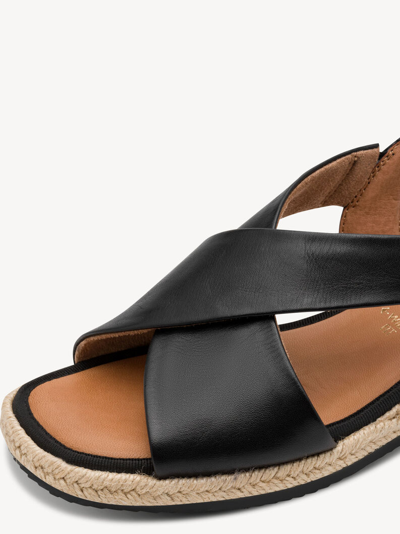 Heeled sandal, BLACK, hi-res