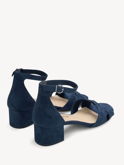 Sandale &agrave; talon, NAVY, hi-res