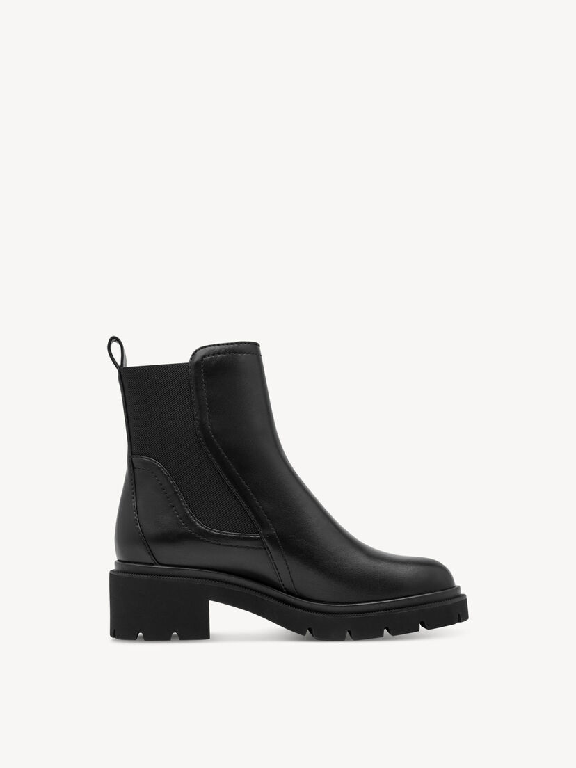 Chelseaboot - zwart, BLACK, hi-res