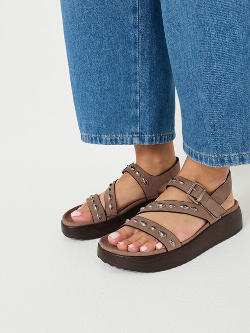 Heeled sandal, TAUPE, hi-res