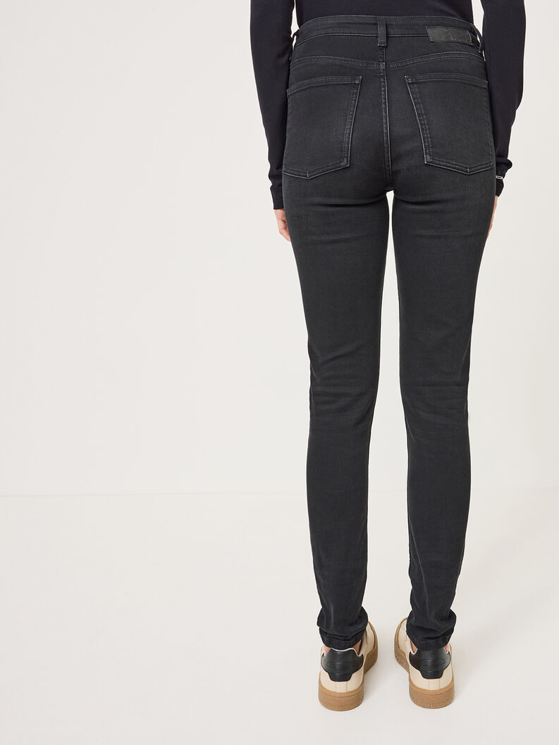 Skinny jeans, Wash Black Denim, hi-res