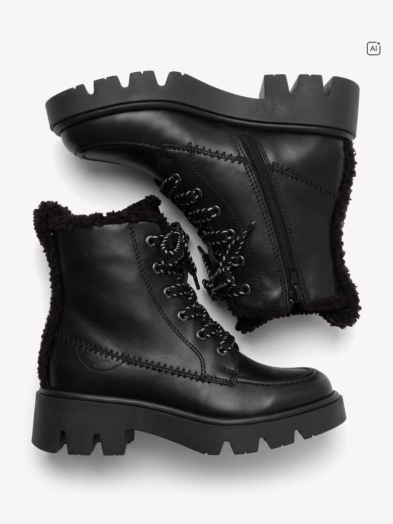 Bottine - noir doublure chaude, BLACK LEATHER, hi-res