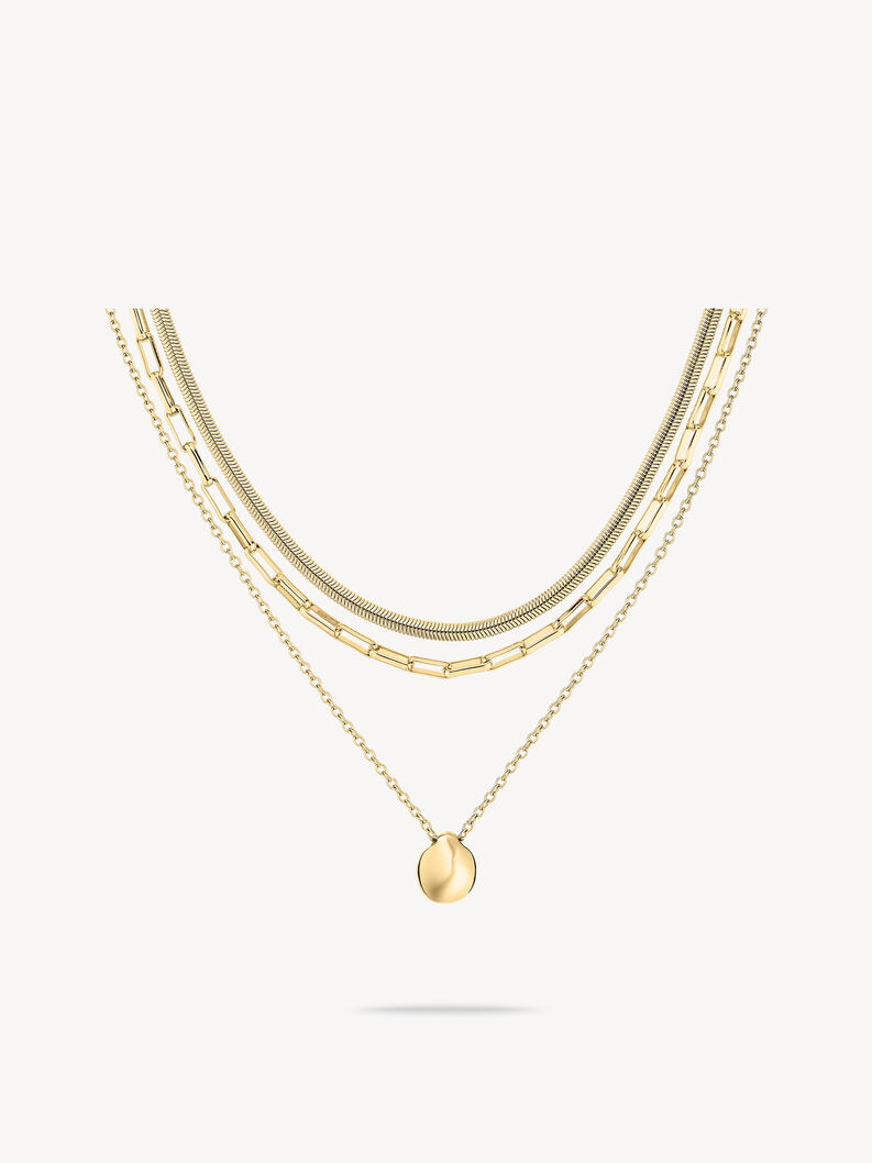 Necklaces set - gold, gold, hi-res