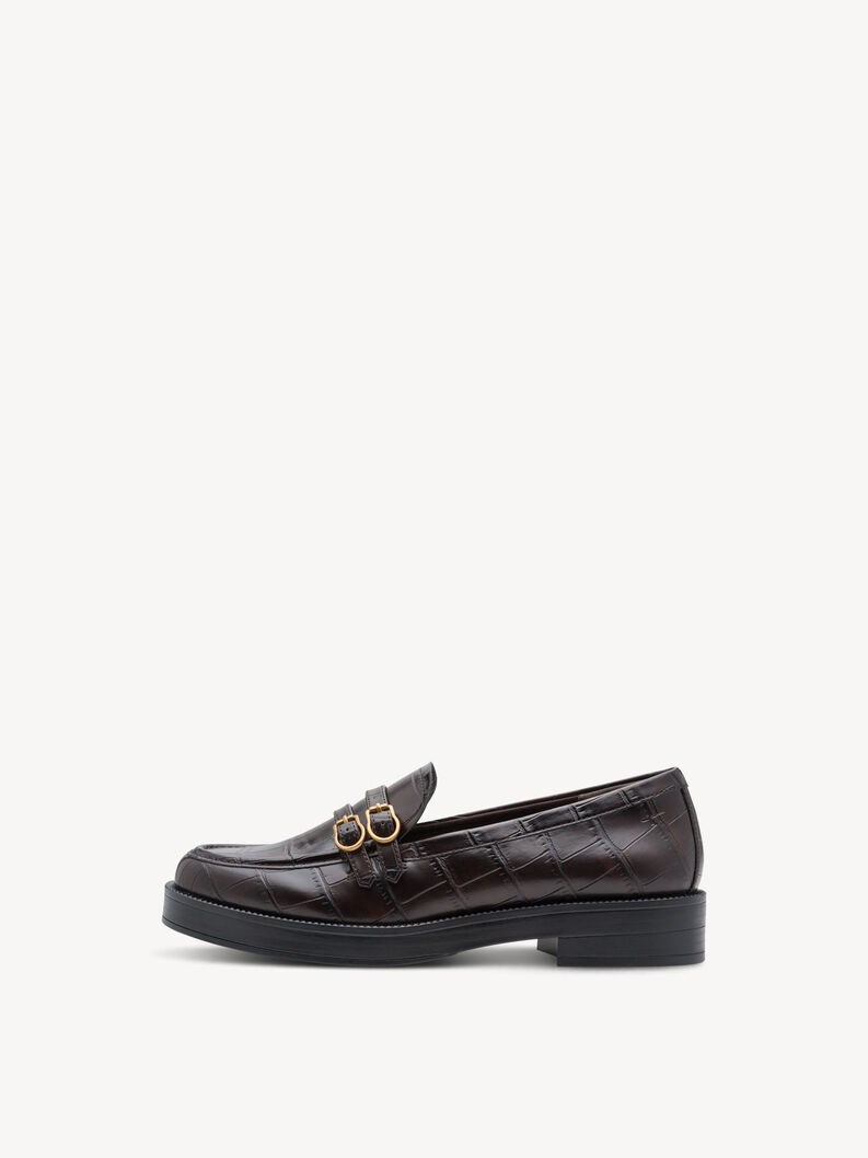Slipper - braun, MOCCA CROCO, hi-res