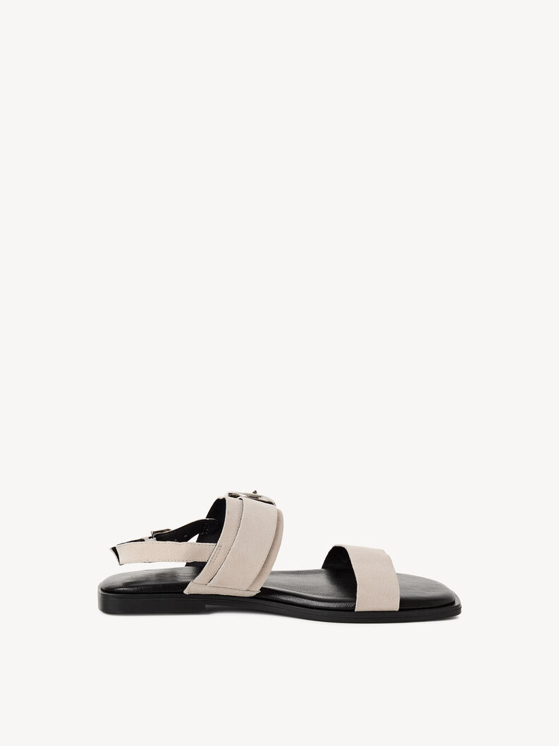 Ledersandale - beige, TAUPE, hi-res