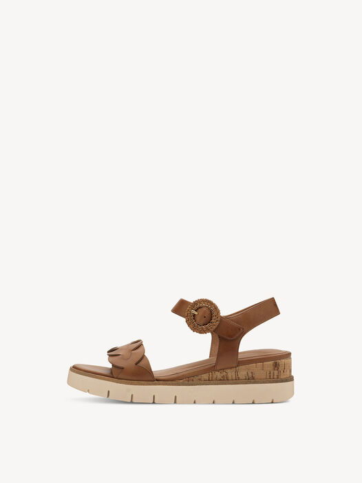 Sandaaltje, cognac, hi-res