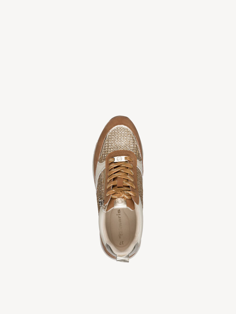 Sneaker - bruin, COGNAC COMB, hi-res