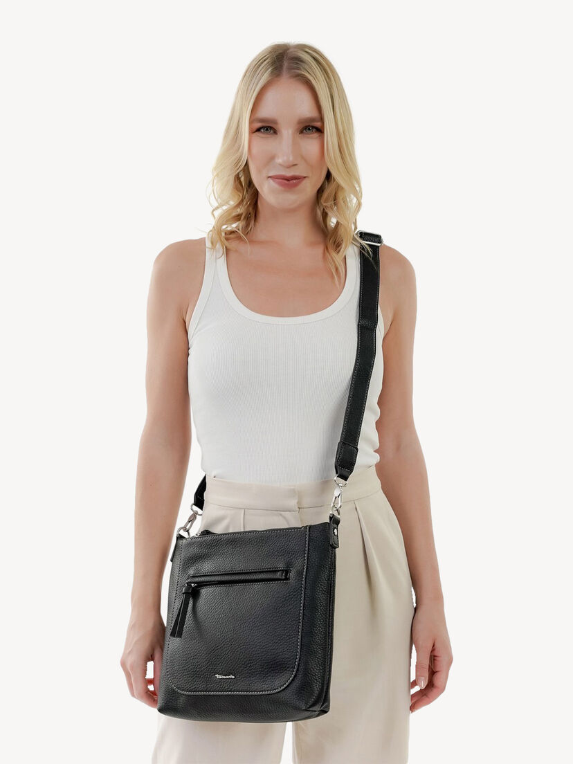 Schoudertas - zwart, black, hi-res