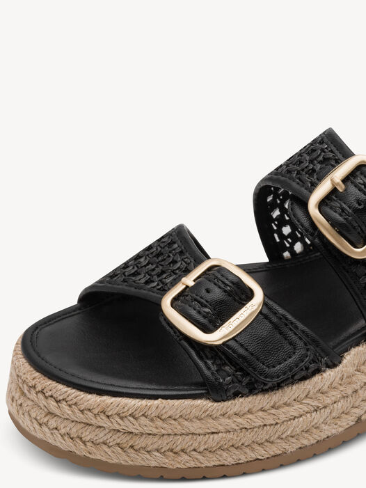 Slipper, BLACK, hi-res