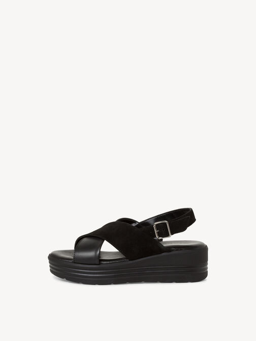 Heeled sandal, BLACK UNI, hi-res