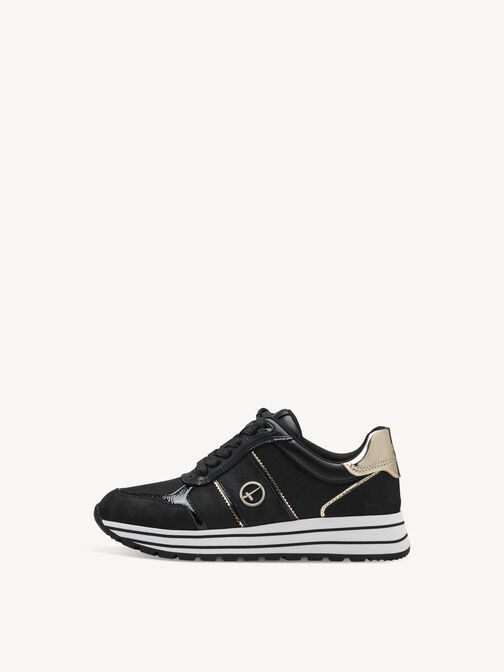 Sneaker, BLACK/GOLD, hi-res