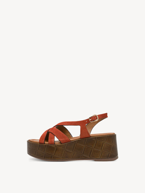 Heeled sandal, TERRACOTTA, hi-res