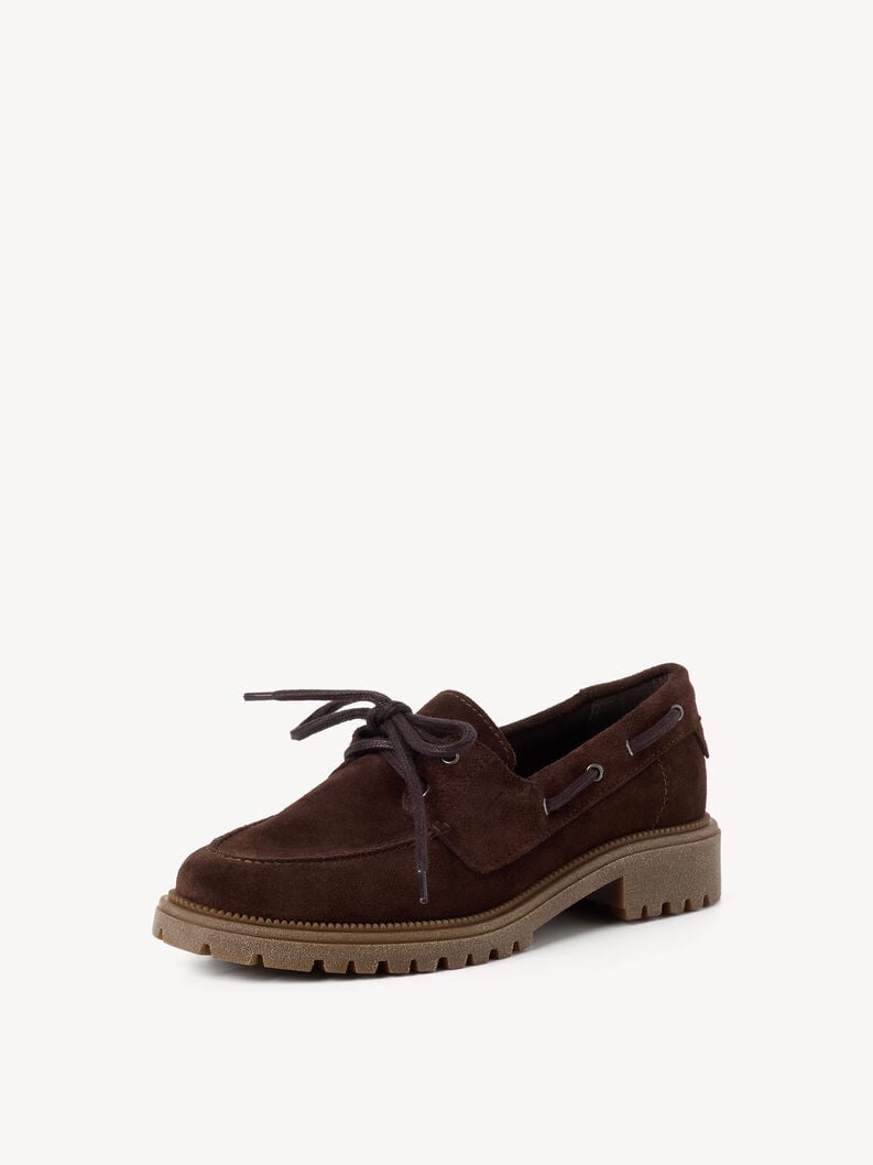 Ledermoccassin - braun, MOCCA, hi-res
