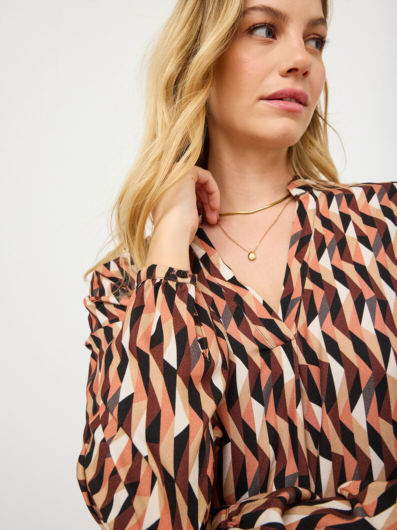 Blouse - multicolor, Candied Ginger Broken Lines, hi-res