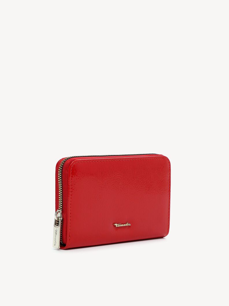 Wallet, red, hi-res