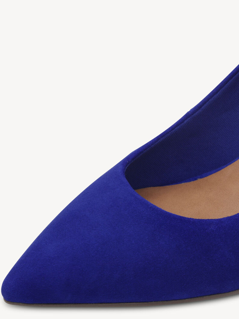 Lederpumps - blau, ROYAL BLUE, hi-res