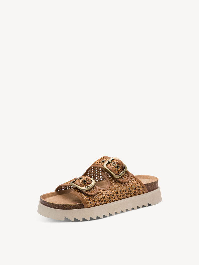 Pantolette - braun, COGNAC, hi-res