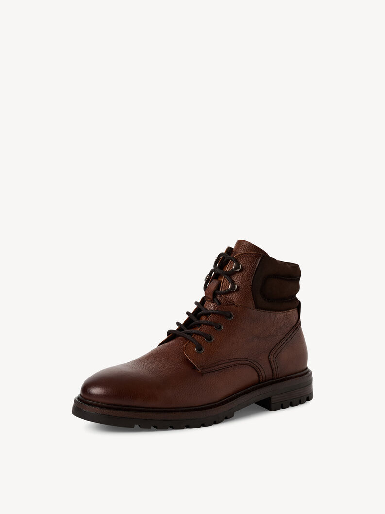 Bottine en cuir - marron, COGNAC, hi-res