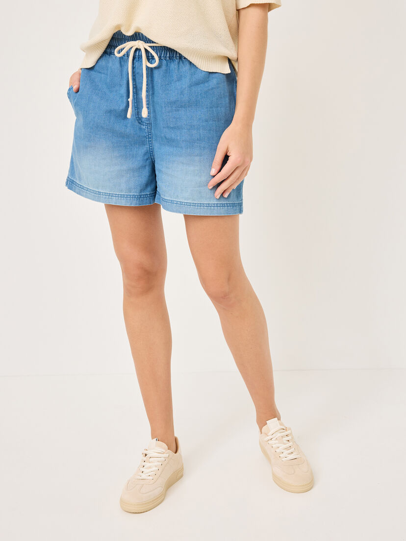 Shorts, Light Mid Blue Denim, hi-res