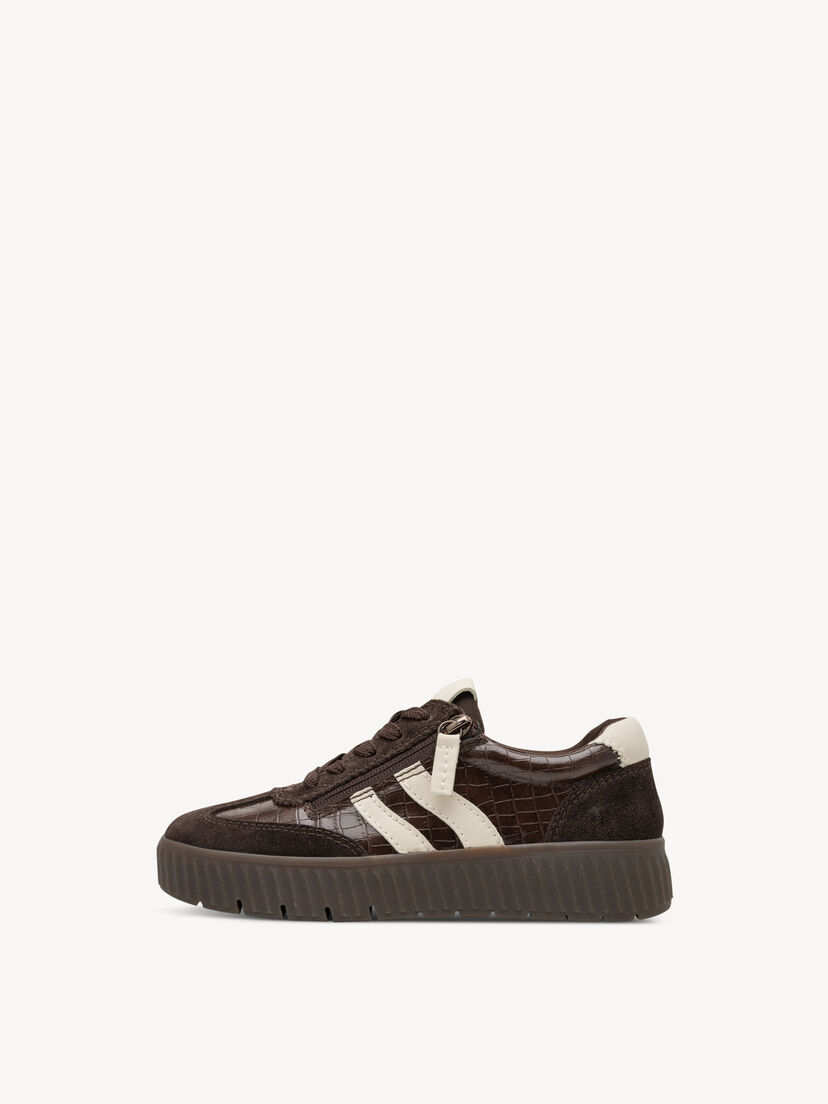 Sneaker - bruin, MOCCA CROCO, hi-res
