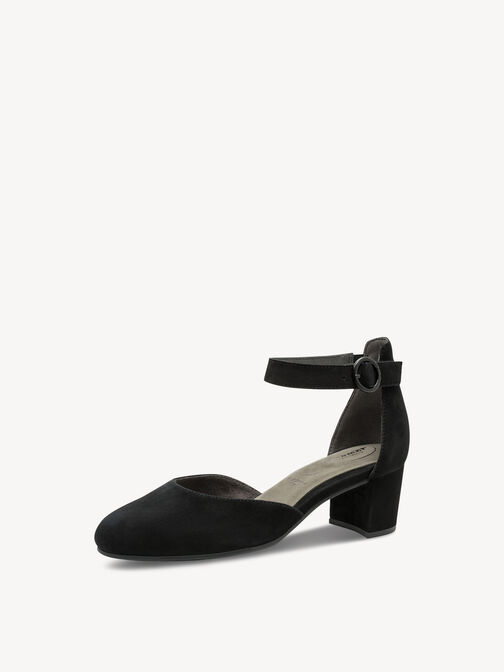 Escarpin, BLACK SUEDE, hi-res