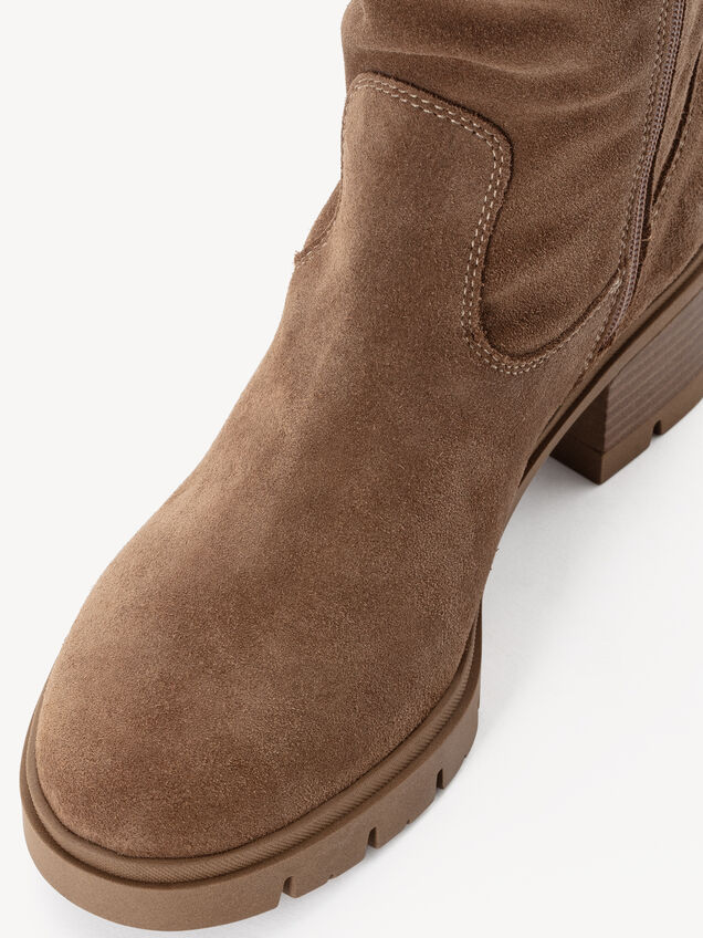 Bottes en cuir - marron, BROWN, hi-res