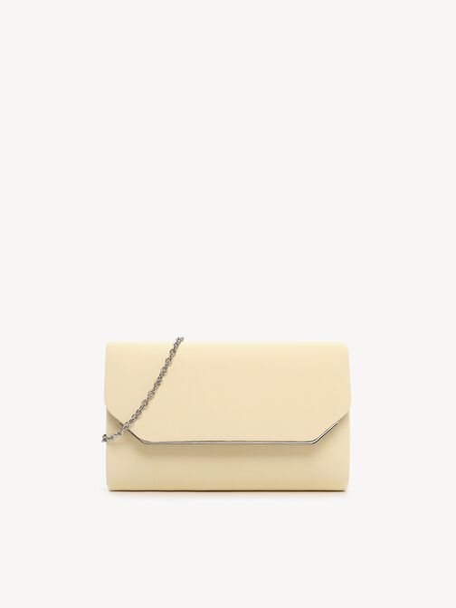 Clutch bag, lightyellow, hi-res