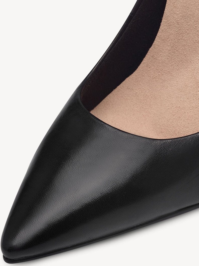 Leather Pumps - black, BLACK, hi-res