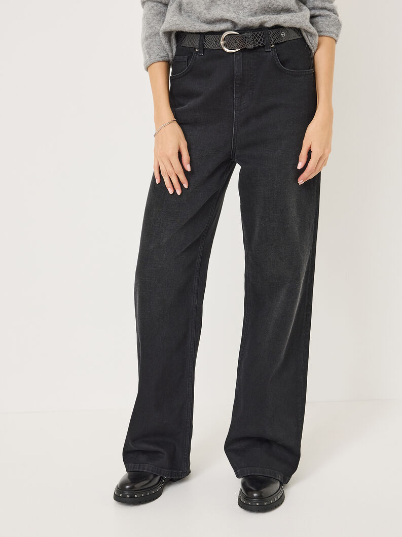 Jeans, Wash Black Denim, hi-res