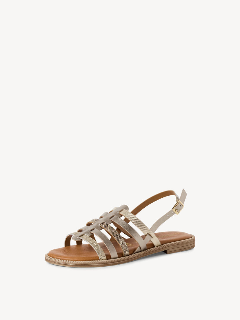 Sandaal - metallic, PLATINUM COMB, hi-res