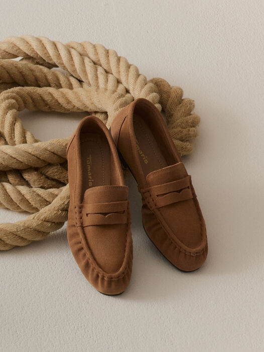 Mocassin, cognac, hi-res