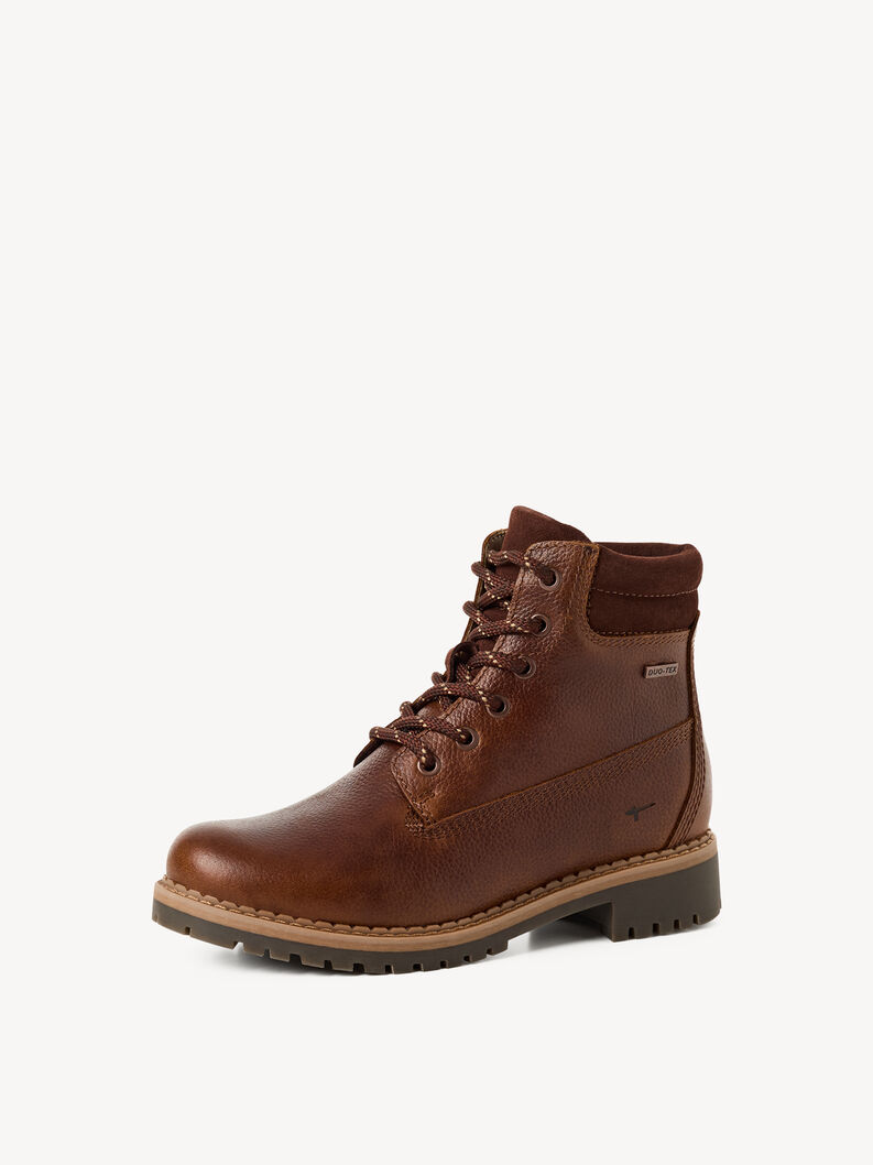 Lederstiefelette - braun Warmfutter, COGNAC LEATHER, hi-res