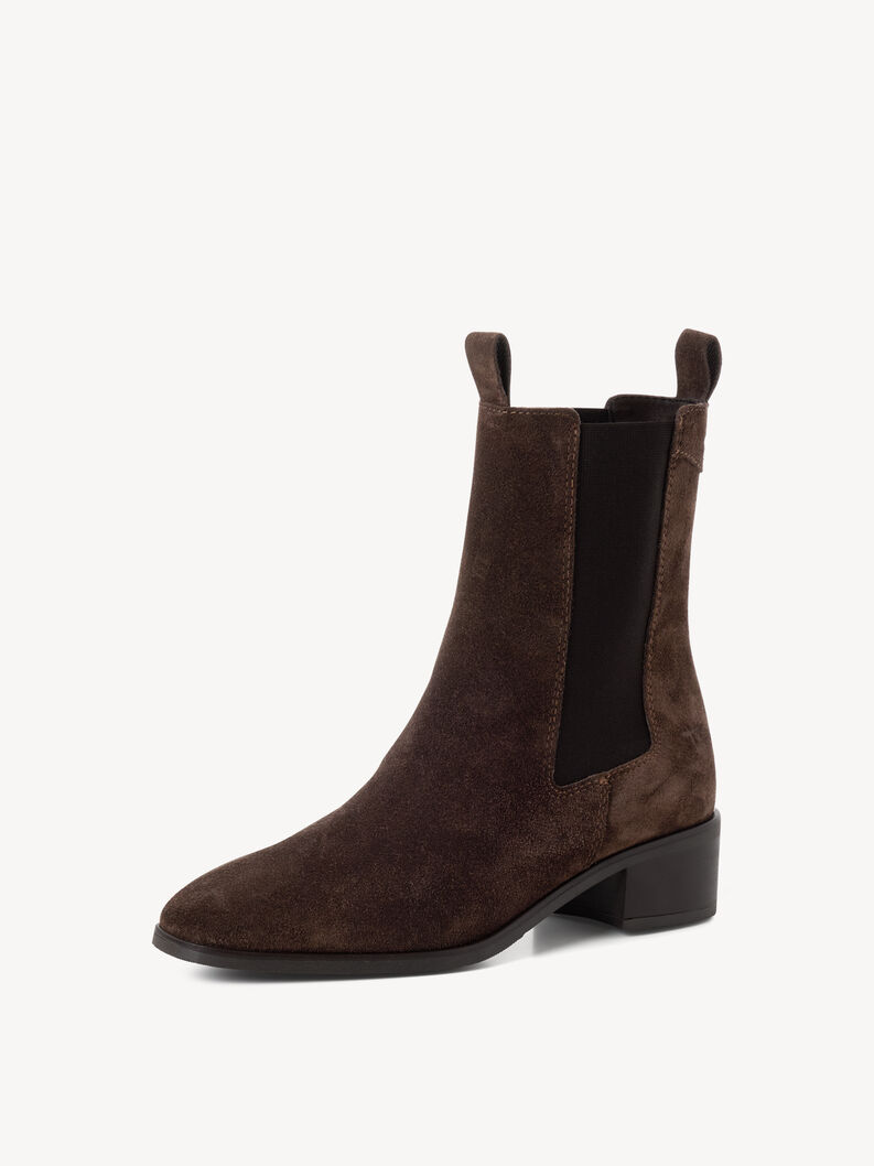 Leder Chelsea Boot - braun, MOCCA SUEDE, hi-res