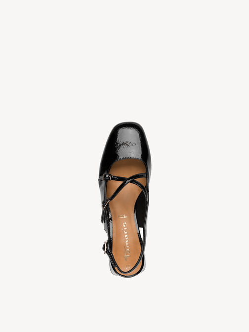 Slingpumps, BLACK COMB, hi-res