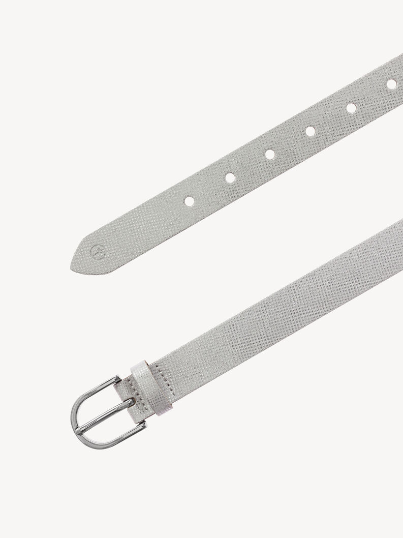 Belt - white, Weiß-Silbermetallic, hi-res