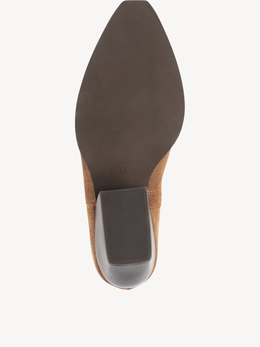 Leren Chelseaboot - bruin, BROWN, hi-res