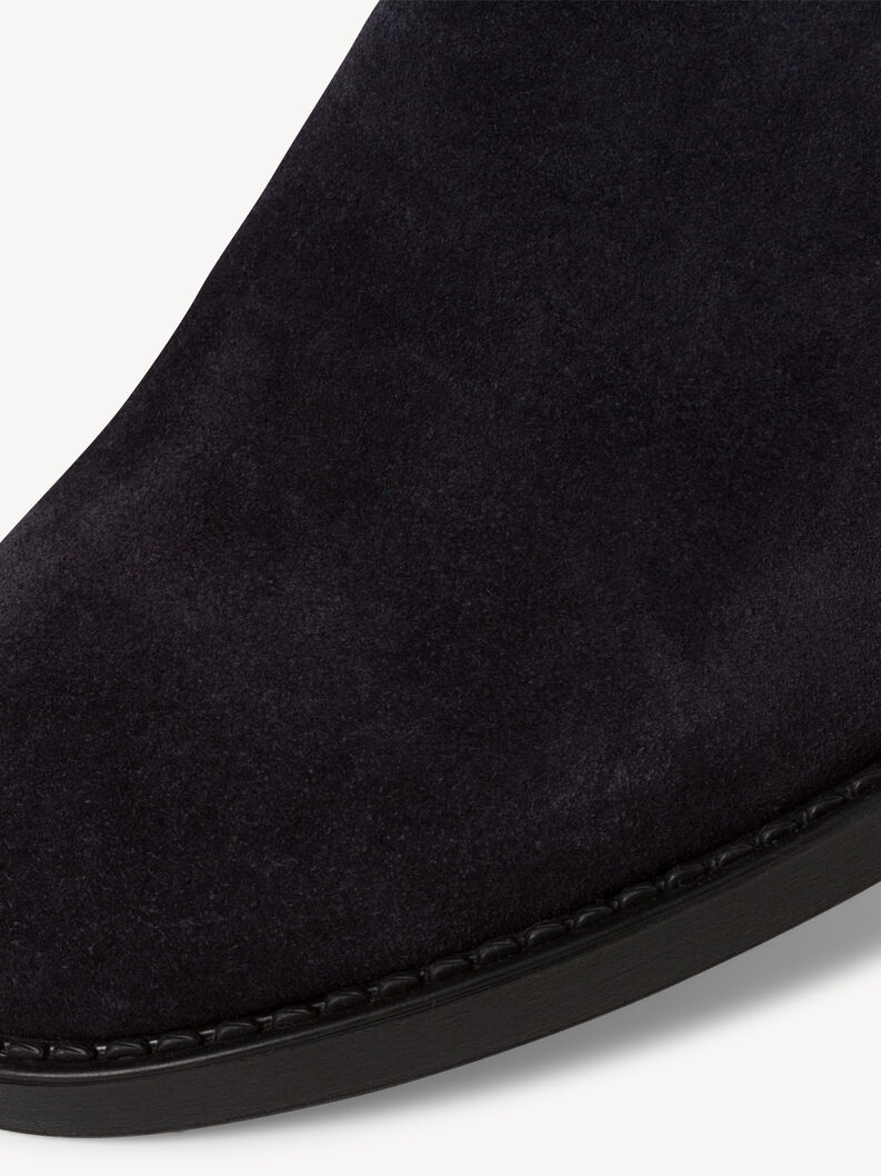 Leder Chelsea Boot - blau, NAVY, hi-res