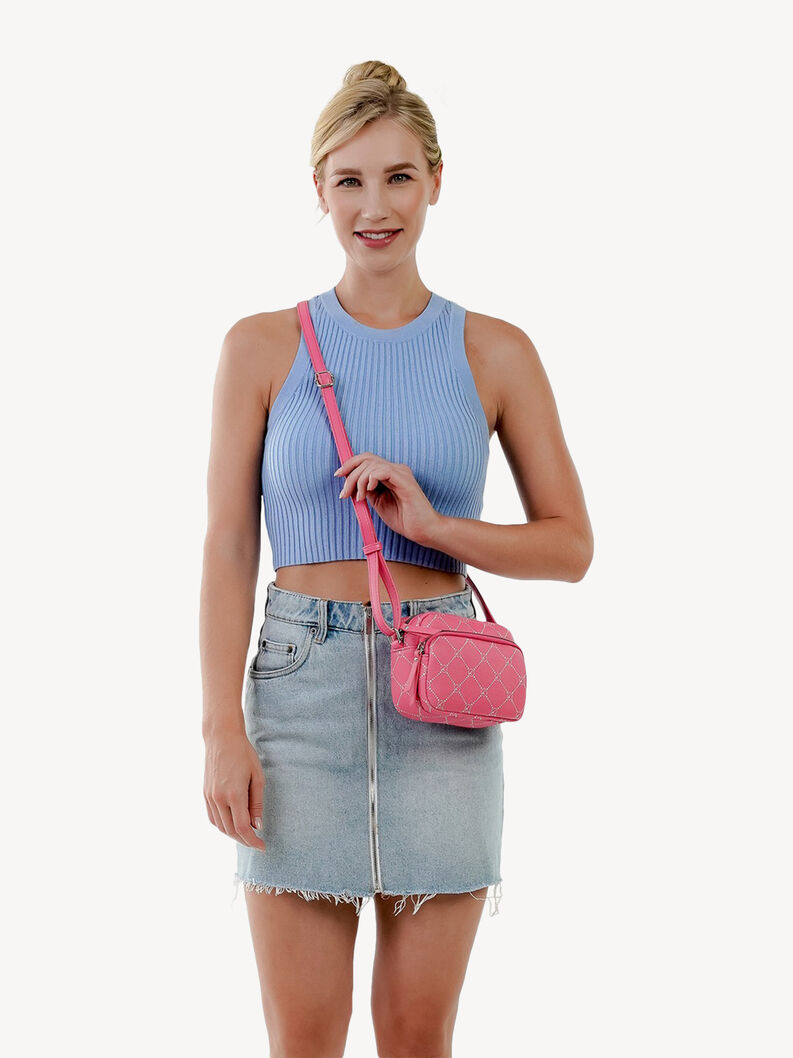 Borsa a tracolla - fucsia, rosa, hi-res