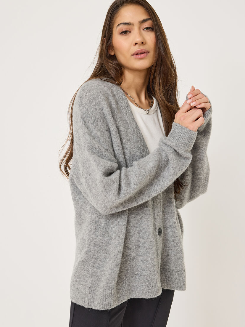 Vest, Medium Grey Melange, hi-res