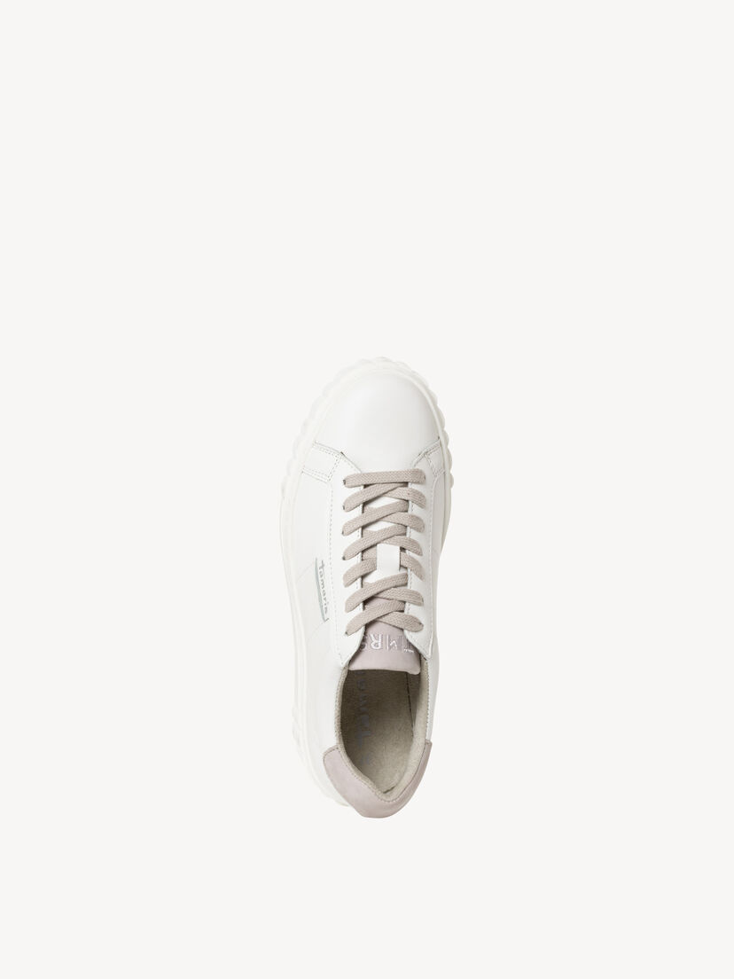 Sneaker, WHITE LEATHER, hi-res