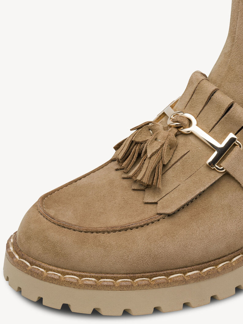 Lederstiefelette - braun, CAMEL, hi-res