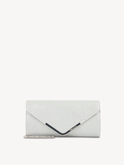 Clutch, silver metallic, hi-res