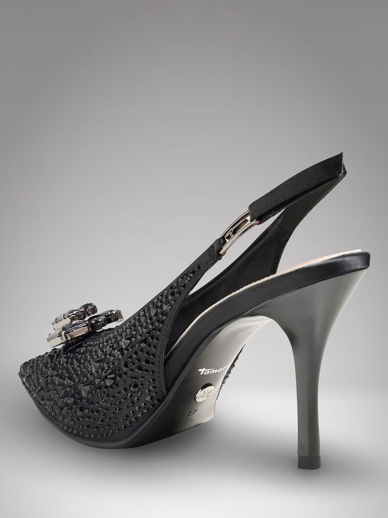 sling pumps, BLACK, hi-res